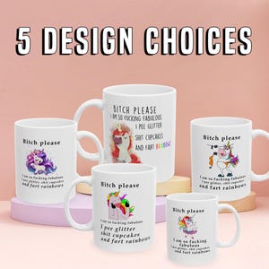 Bitch alsjeblieft mok - grappige beledigende mok, voor vrouwen - sarcastische eenhoorn cadeau - ongepaste koffiemok - onbeleefd volwassen humor cadeau voor vriend