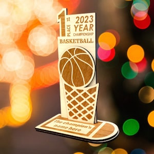 Basketball Presentation Awards - CDR, Ai, SVG, DFX Cut File - Instant Download - No Physical Items Included