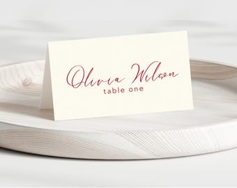 Martini Party Place Cards: Editable Cocktail Table Decor (Digital Download)
