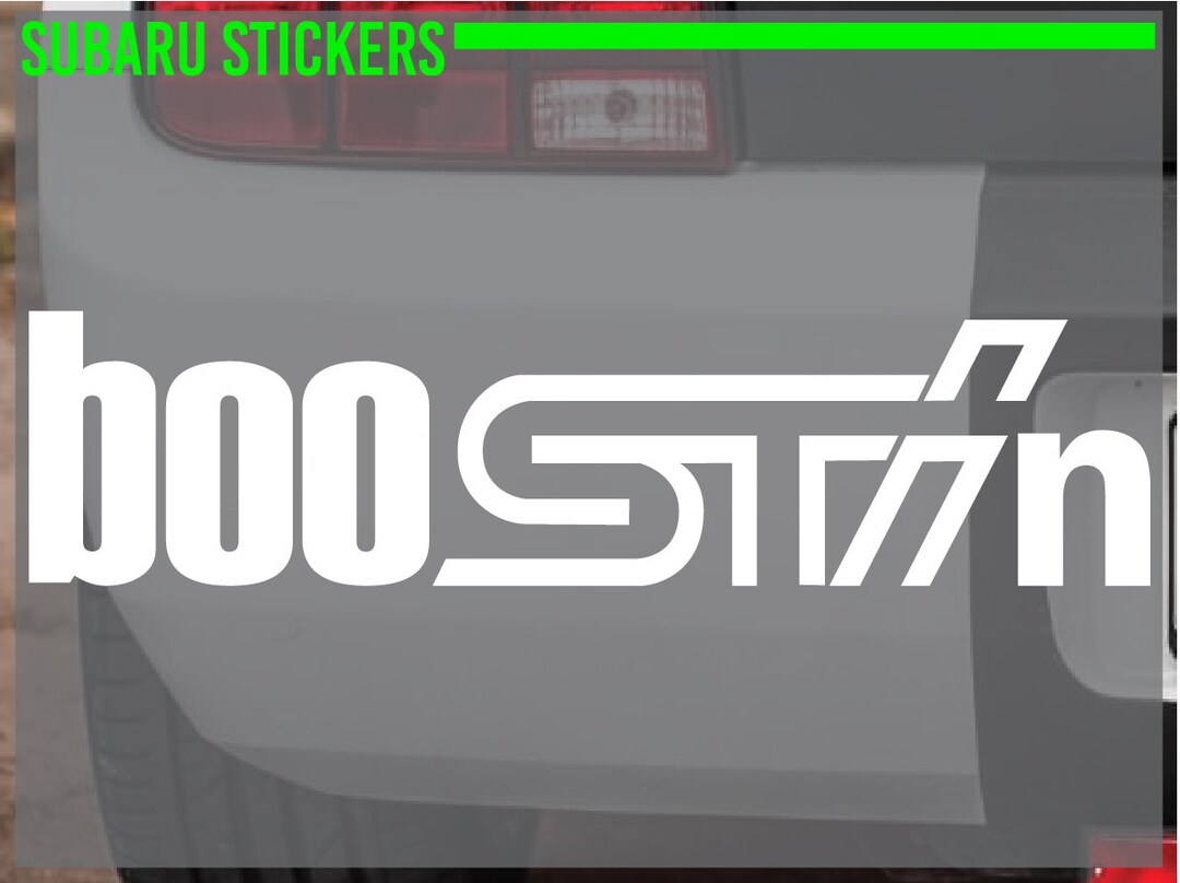Subaru Boost Sti Jdm Car Window Decal Stickers - Etsy UK
