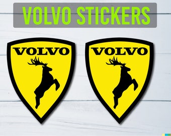 Volvo stickers, Volvo elk stickers