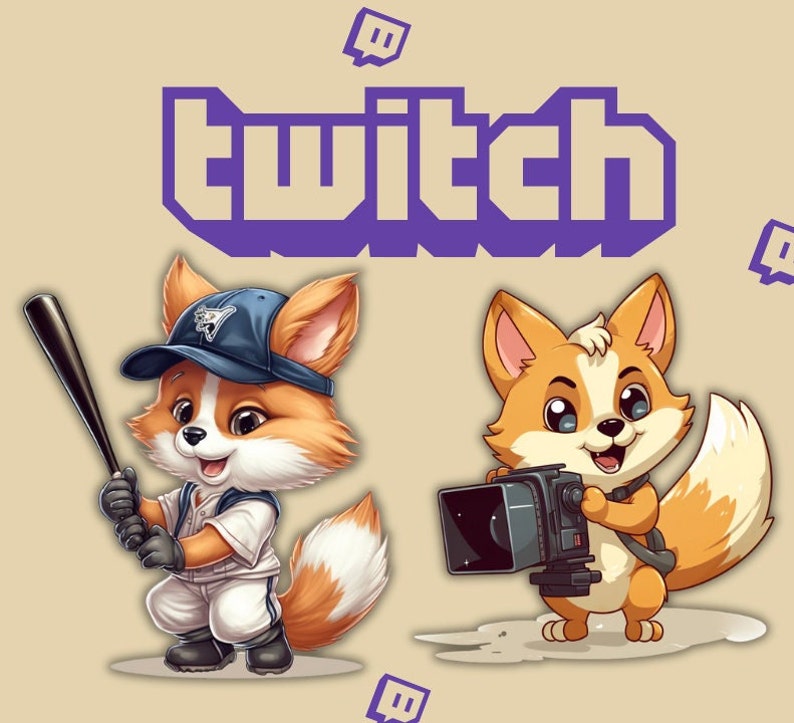 Twitch Emote / Cute Fox Mega Pack Emotes ( 12 Emotes Ready to Use ...