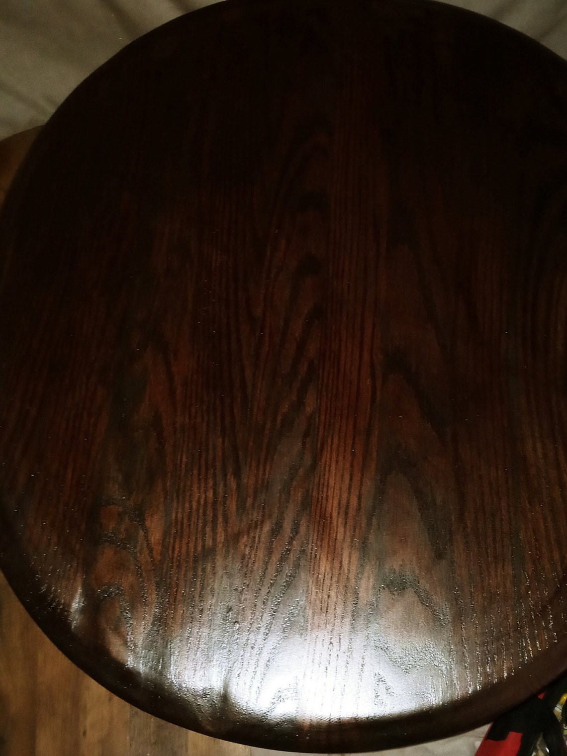 Vintage Broyhill Queen Anne Style Solid Oak Side Table. Etsy