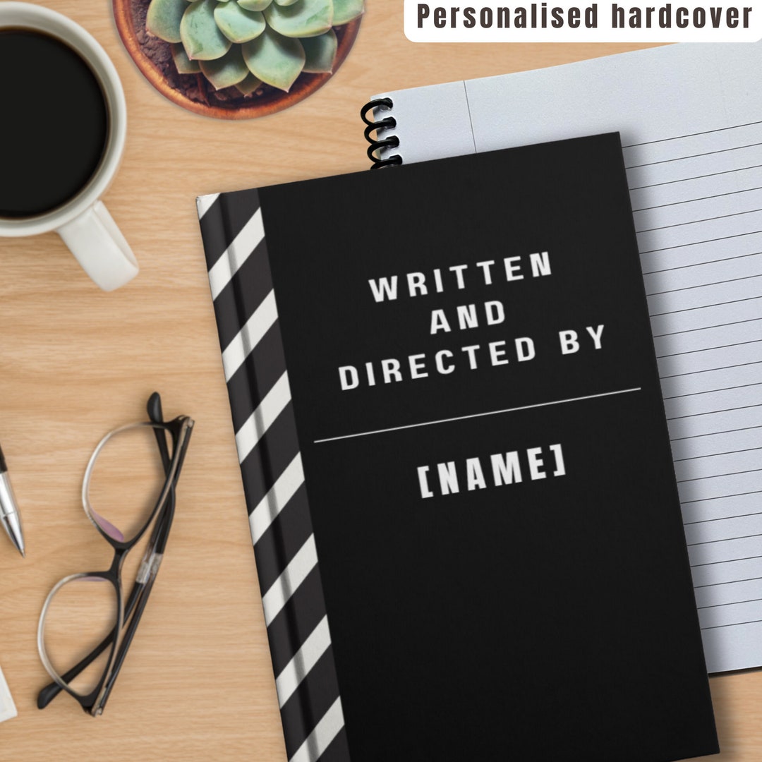 Personalized Notebook for Directors Gift Filmmaker Screenwriting