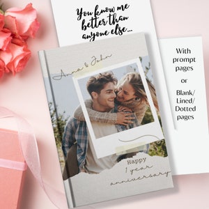 Bucket List Buch für Paar Adventure Journal Personalisieren mit Foto für Custom Beziehungsbuch für Ihn Überraschen Sie ihre Fernliebe