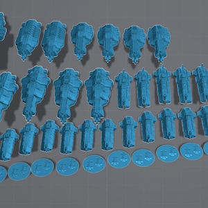 Grand Fleet Admiral 1,000 Point Starter Fleet - Angelo European Alliance