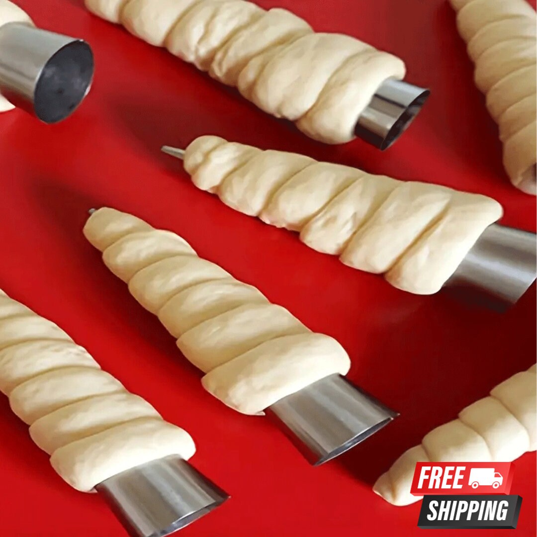 5pcs Stainless Steel Cream Horn Molds Conical Croissant Tube Etsy