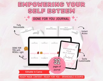Journal de l'estime de soi | Guide DPP du coach de confiance (32 pages)