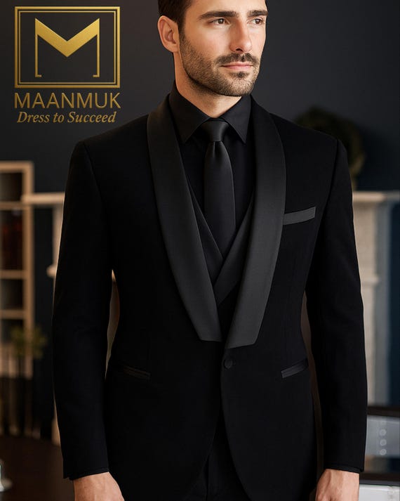 formal dress jacket mens Men's Beige Double-Breasted Blazer. – HolloMen main image 1