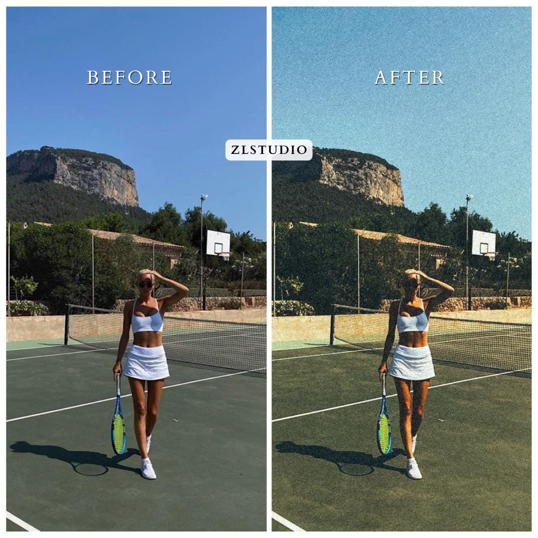 Retro Lightroom Preset, Vintage Film Aesthetic, 90s Inspired Filter ...