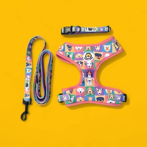 3 Piece Set - Dog world pattern