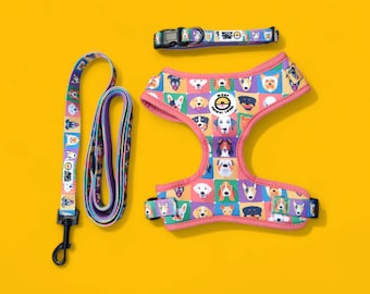 3 Piece Set - Dog world pattern