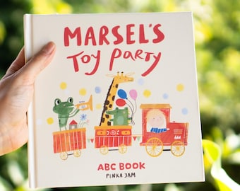 Personalized Alphabet Book, Custom Children's Book ABC book for baby, Toddler keepsake, Custom name story Rhymes Bedtime story 1st Birthday