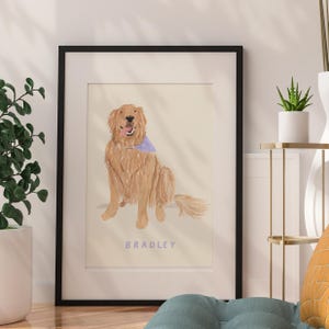 Nursery custom dog portrait Nursery animal decor Boho personalized wall art Kids room decor Playroom decor Dog lover Wall art cat Handdrawn