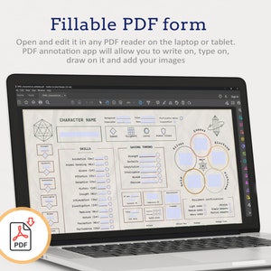 Dnd Character Sheets, DND Role Card, DND Printables, Printable ...