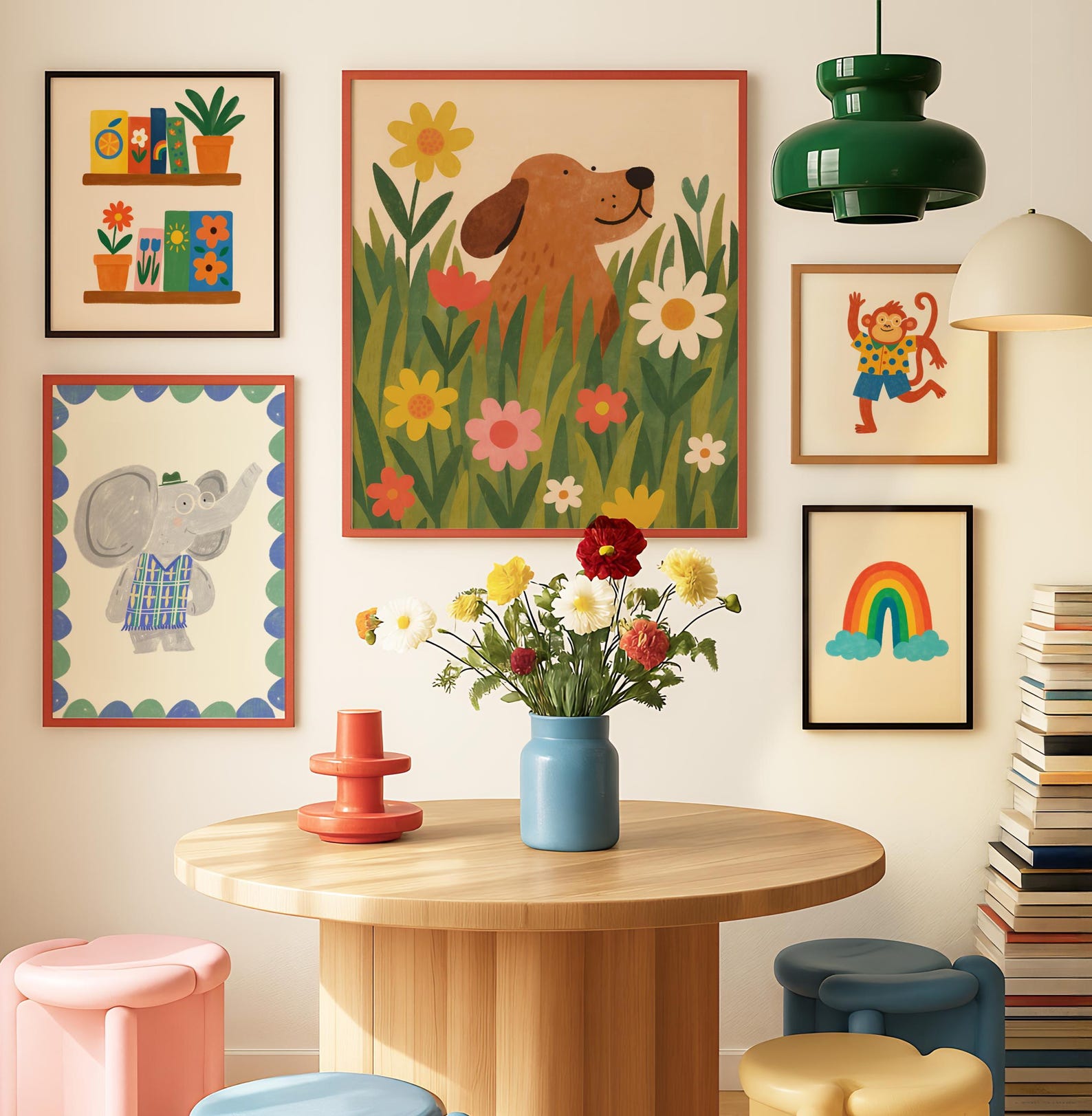 Modern Kid's Room Wall Art Bundle Set of 50 Prints, DIGITAL Download ...