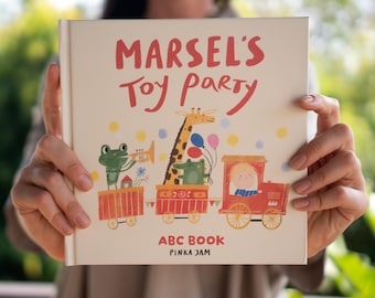 Personalized Alphabet Story Book | Custom Children's Book | Baby Shower and Birthday Gift / Baby Abc Book Personalized First Birthday