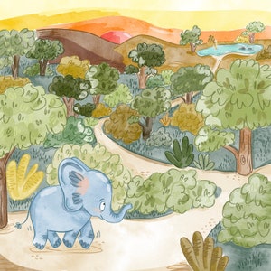 Childrens Book Illustration - Illustrator for Hire - Animal Illustration - Character Design