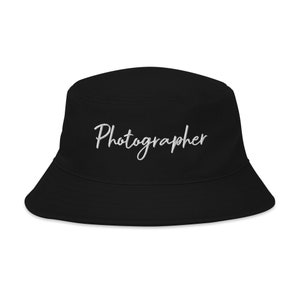 Photographer bucket hat | Photography Gift - Photography Hat - Photography Lover