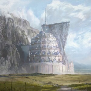 Minas Tirith, an art print by Moe Wanders - INPRNT