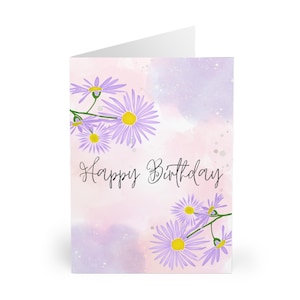 Greeting Cards, Australian Flower Birthday Card Pack - Set of 5, Gift, Stationery, Note Cards, Floral Design, Special Occasion