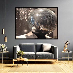 Disco Ball Wal Art, Disco Ball, Fashion Print, Fashion Wall Art, Disco Ball Print, Disco Ball Poster, Designer Wall Art,  Trendy  Printable