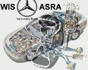 Latest Professional Mercedes WIS ASRA EPC 2018  Service Factory Repair Manual