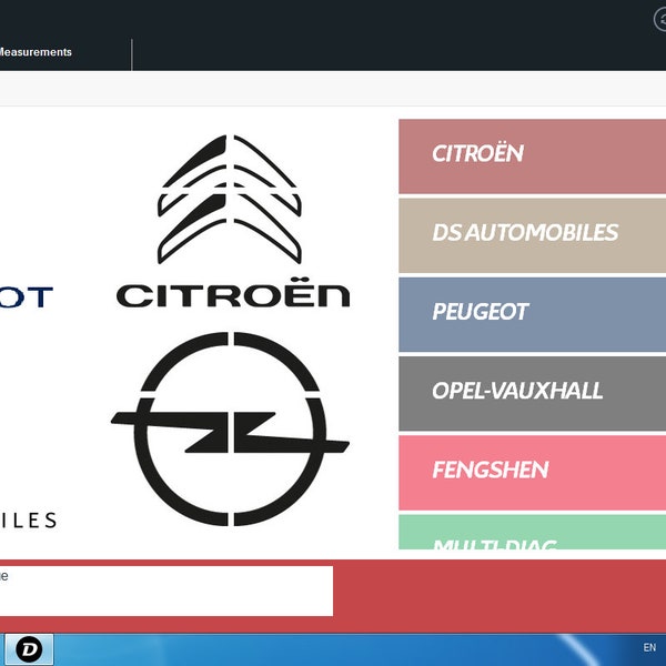 Diagbox 9.68 Software Diagnosis PSA Citroën Peugeot DS Opel Diagnostic Software