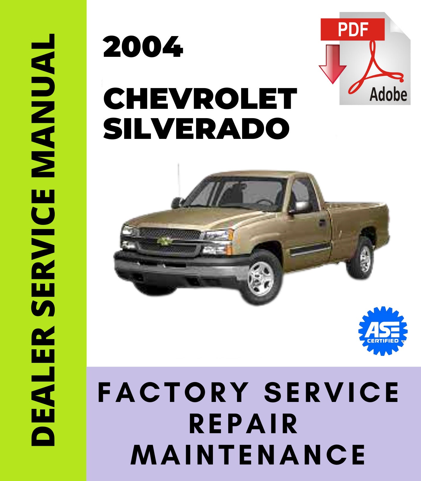 Chevrolet Silverado 2001 Factory Service Repair Workshop Manual Chevy