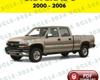 Chevrolet Silverado 2000 to 2006 Service Repair Workshop Manual