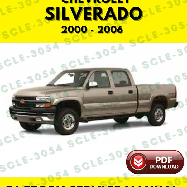 2000 CHEVROLET SILVERADO MANUAL visual data 4