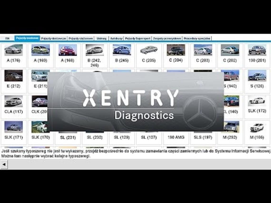 Mercedes Xentry Passthru 2022 (BEZ VMware) - Diagnoza Mercedes Smart Fuso Setra