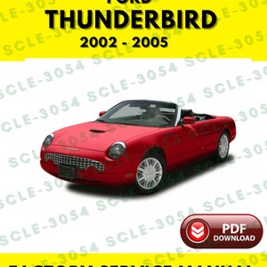 Ford Thunderbird 2002 2003 2004 2005 3.9L Factory Workshop Service Repair Manual