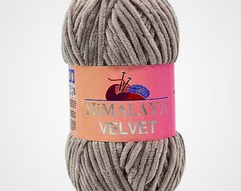 Himalaya Velvet Yarn: Micro Polyester Bulky Yarn for Knitting, Crochet, DIY