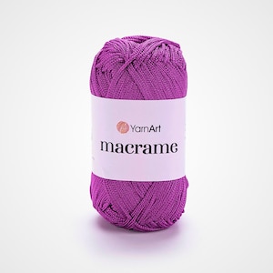 YarnArt Macrame Yarn: 4mm Polyester Cord Rope for Knitting & Crafts