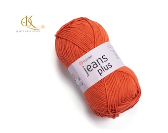 Hilo Yarnart Jeans Plus: mezcla de algodón para tejer y crochet