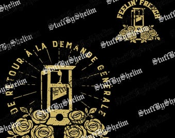 フランス革命のギロチン PNG、反資本主義社会正義リベラル左派 SVG、カットは必要な昇華かもしれない、デジタルダウンロード