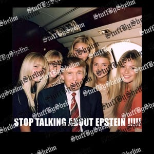 Anti-Trump PNG, Jeffrey Epstein & Donald Trump SVG, Digital Download, Stop Talking About Eppstein Sublimation, Besties Trump Epstein File