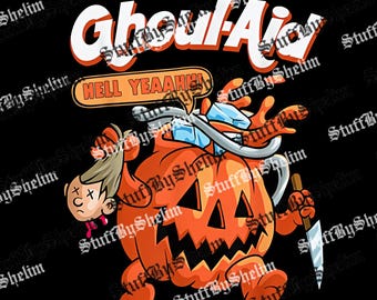 Ghoul Aid SVG, Spooky Halloween PNG, Gift for Halloween Lovers, Trick or Treating Sublimation, Digital Download, Cool Aid Lover File
