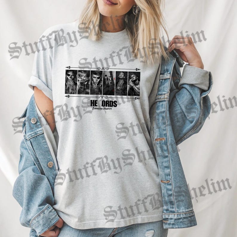 a woman wearing a grey shirt and jean jacket
