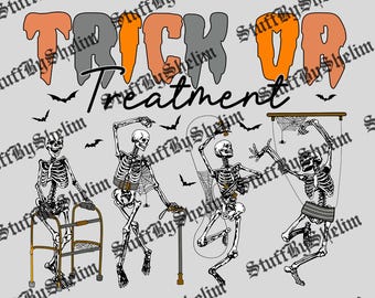 Physical Therapy PNG, Trick Or Treatment SVG, Halloween Therapist Sublimation, Spooky File, Gift For Family and Friend, Digital Download