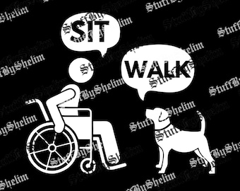 Imagen PNG humorística de silla de ruedas, archivo para personas con discapacidad (sentarse y caminar), sublimación divertida para discapacitados, archivo para terapia, descarga digital de perro sarcástico