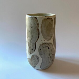 Leopard Handmade Ceramic Vase // Wheel-Thrown Reduction-Fired Pottery // Unique Modern Minimalist Home Decor // Nature-Inspired Decor