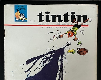 Tintin Magazine/Comic French edition No 882 September 16 1965