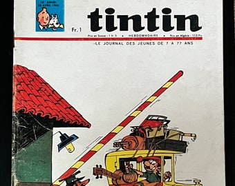 Tintin Magazine/Comic French edition No 914 April 28 1966