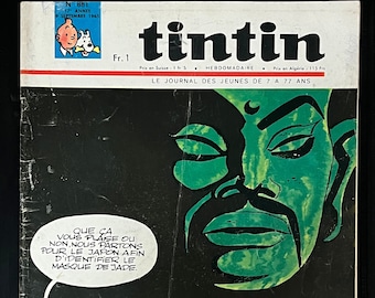 Tintin Magazine/Comic French edition No 881 September 9 1965