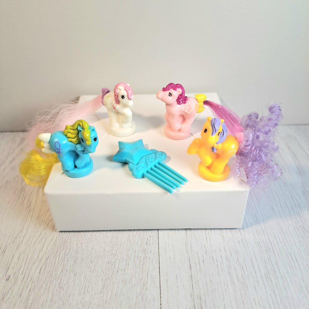 Mlp Using Comb My Little Pony G1, Petite Ponytail Ponies With Comb 90s - Etsy