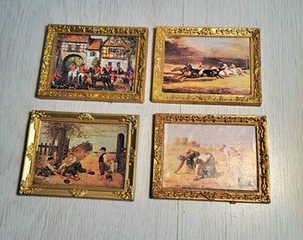 Lundby vintage original 4 pictures Sufa 70s