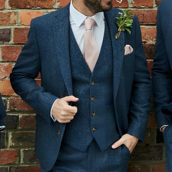 Custom Fitted Suit Men Etsy