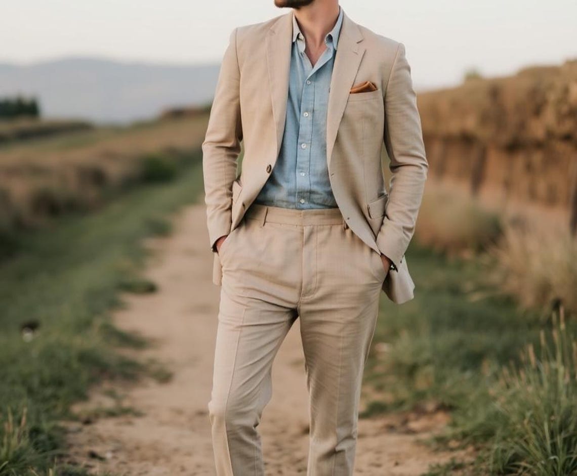 Men's Two-Piece Suits | Linen